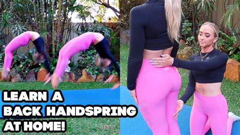 Image result for Back Handspring Tutorial without Spot
