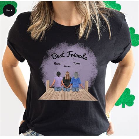 Custom Best Friend Shirt, BFF T-shirts, Bestie T Shirts, Customized ...