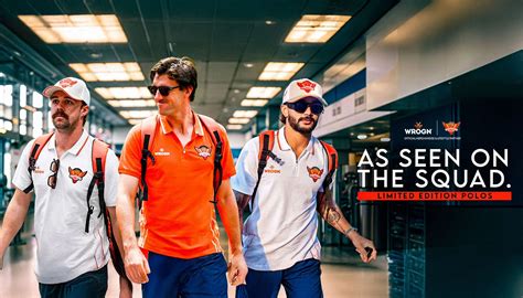 SRH 2025 Limited Edition Polo T-Shirts | WROGN – Wrogn