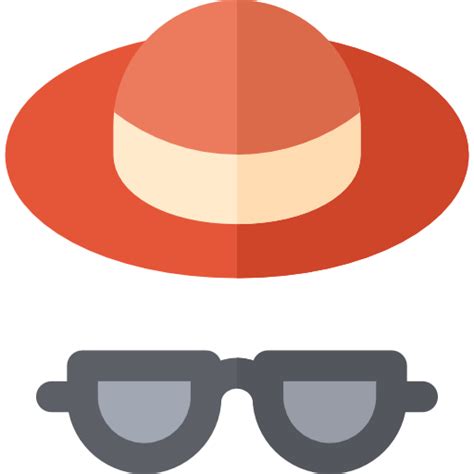 Sombrero y anteojos | Icono Gratis
