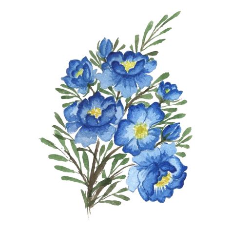 Blue flower transparent Images - Free Download on Freepik