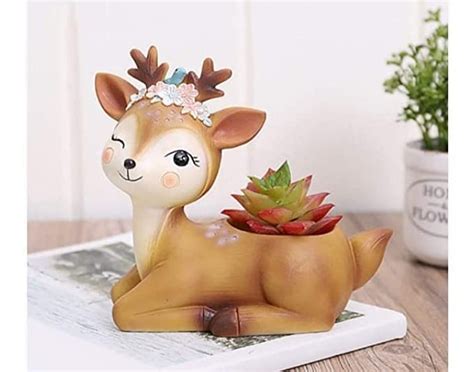 Buy SSE Amazing Decorative Showpiece Statue ||Resin Mini Plant ...