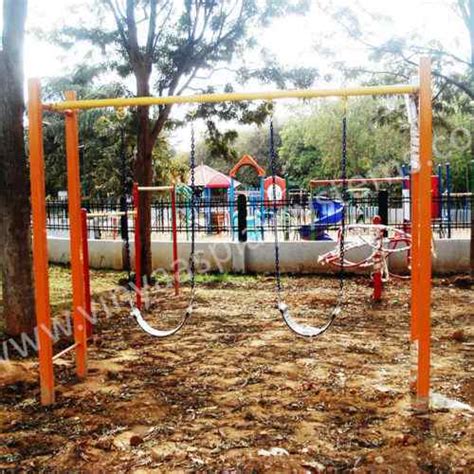 Playground Double Swing with Belt Seats - Manufacturers, Wholesale ...