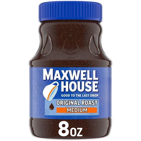Maxwell House The Original Roast Instant Coffee, 8 oz Jar - Walmart.com