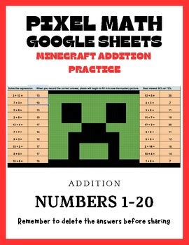 Image result for Minecraft Math Addition
