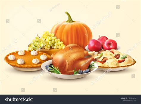 Thanksgiving Turkey Dinner Clip Art