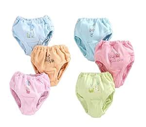 Manan Shopee Baby Boys' & Girls' Cotton Panties Set (Pack of 6 ...