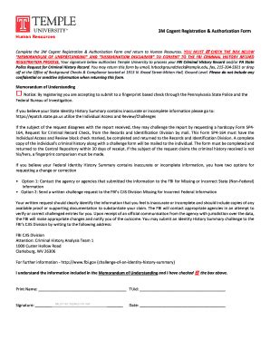 Fillable Online 3M Cogent Registration & Authorization Form Fax Email ...