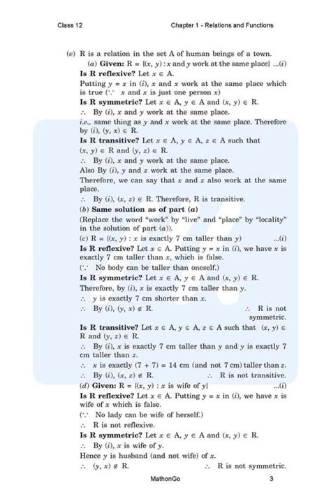 CBSE Class 12 Maths Chapter 1 的图像结果