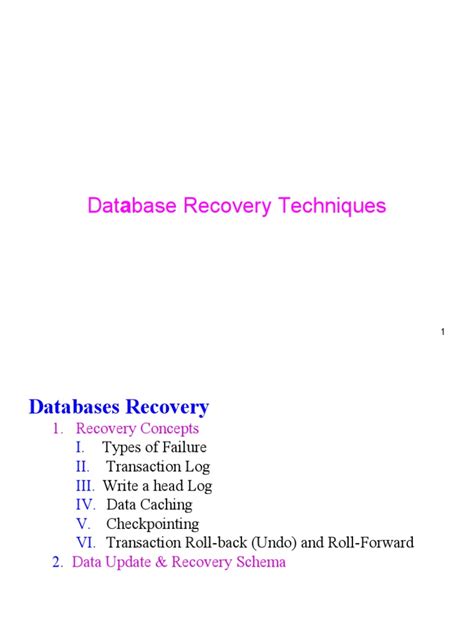 Image result for Database Recovery
