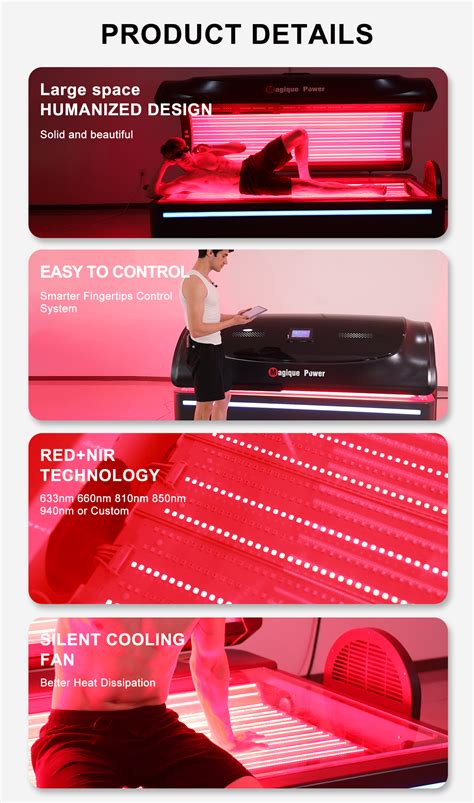 Professional Infrared Bed Red Light Therapy For Sports Recovery