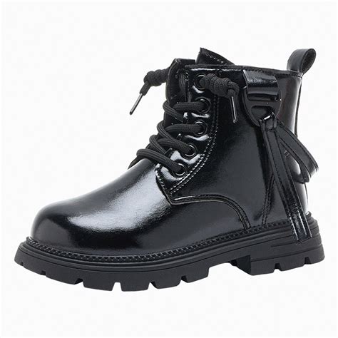 Gvdentm Black Boots Girls Size 3 Girls Cowgirl Boots Unisex-Child Mid ...