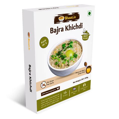 Pack of 2 - Ready to Eat | Bajra (Millet)Khichdi – Bhaat.in