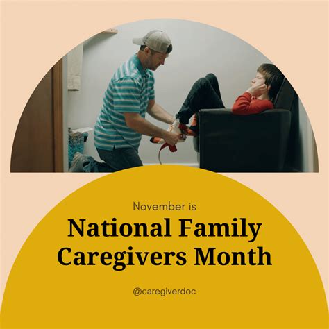 National Family Caregivers Month - November 2026
