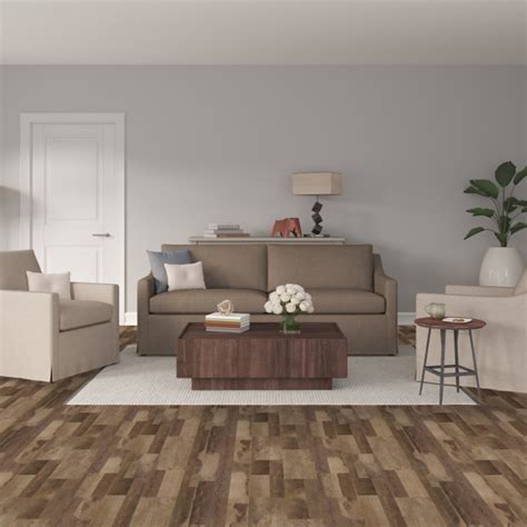 STAINMASTER Russet Brown 12-mil x 7-in W x 48-in L Waterproof ...