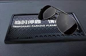 BEESCLOVER Temporary Parking car Phone Card Number Message Parking Card ...
