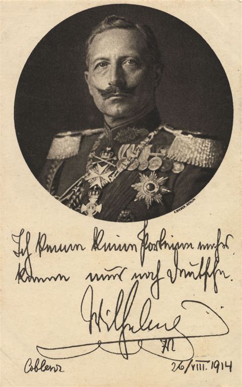 LeMO Objekt - Exponat: Postkarte: Wilhelm II., 1914