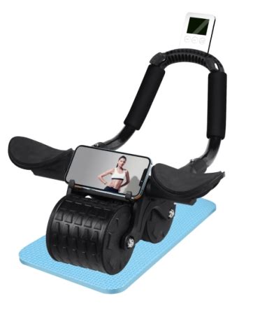 2024 New Ab Roller Wheel with Knee Mat &Timer, Automatic Rebound ...