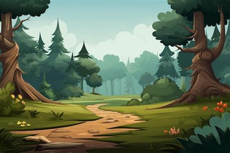 85,000+ Forest Animation Pictures