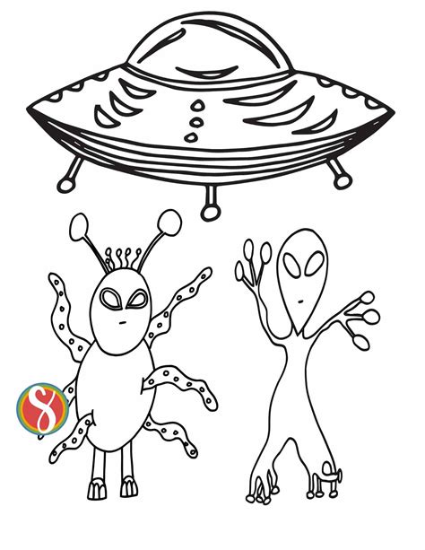 Aliens Coloring Pages [2025]