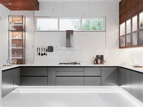 modular kitchen designs | Veneer Kitchen - Jade Cucine