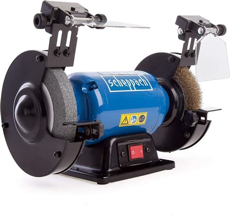 Buy Scheppach SM150LB Twin Bench Grinder with Wire Brush Wheel 150mm ...