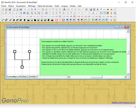Image result for How Toinsert Triangle in GenoPro