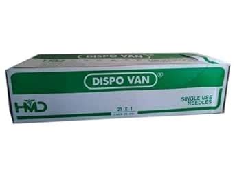 Dispovan Hypodermic Medical Needles, Pack of 100 (23G*1) : Amazon.in ...