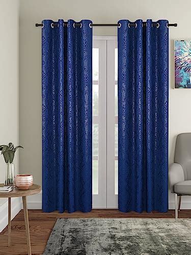 Buy Cloth Fusion 100% Room Darkening Grommet Curtains Blackout Door ...