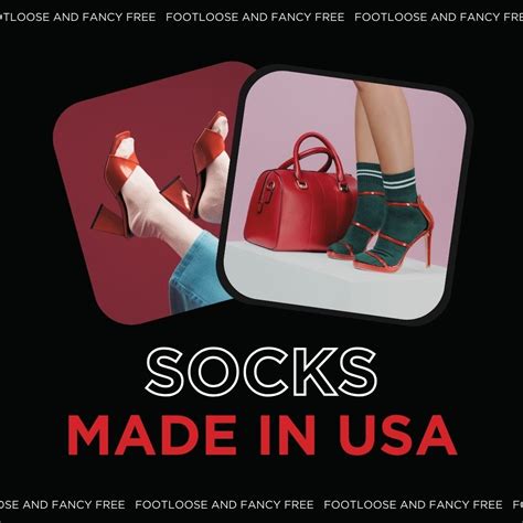 Footloose and Fancy Free: 15 Socks Made in USA - Miss American Made