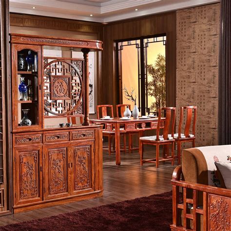 红木玄关柜，中式风的古朴美好 - 承红轩红木家具设计效果图 - 每平每屋·设计家
