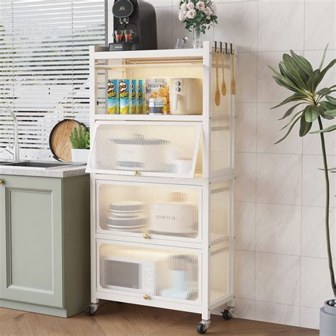 Buy COVAODQ kitchen pantry,cabinets for kitchen,5 tier kitchen pantry ...