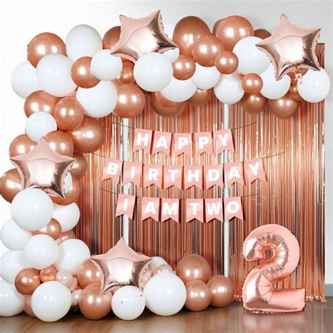 Party Propz 2nd Birthday Decorations Kit - Pack Of 64pcs, I Am Two ...
