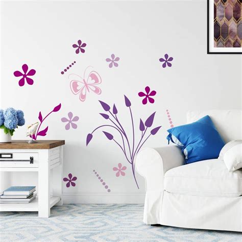 Fluttering Violetta Wall sticker | wall-art.com