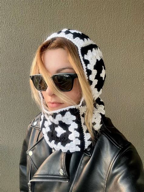 granny square crochet balaclava pattern