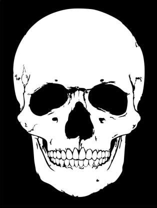 Skull B/W Photographic Paper - Humor posters in India - Buy art, film ...