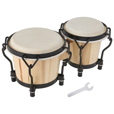 Snapklik.com : MUSICUBE Bongo Drum Set For Kids Adults 4” And 5 ...