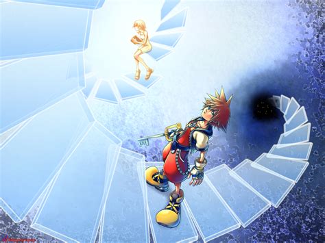 Kingdom Hearts: Sora & Naminé HD Wallpaper