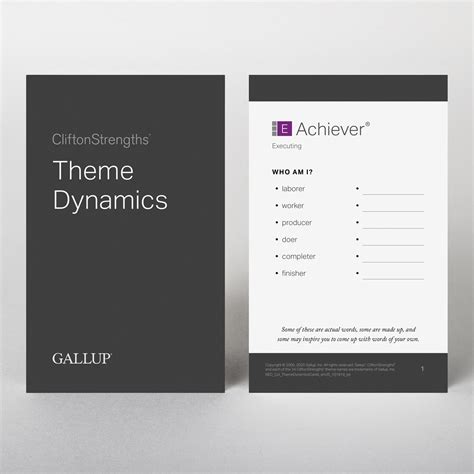 CliftonStrengths Theme Dynamics Cards | en-us - Gallup