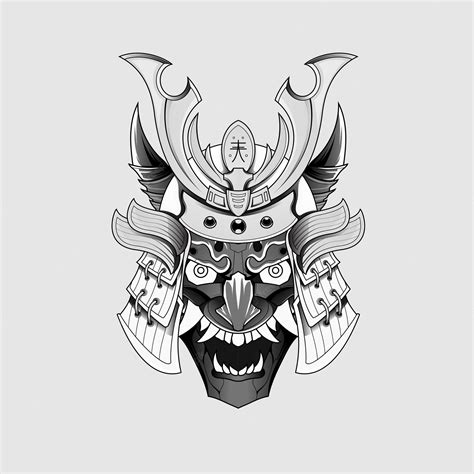 Japanese Oni Mask Samurai