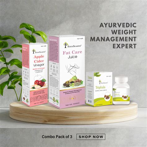 Weight Management (Fat Care Juice 1000ml + Apple cider vinegar 500ml ...