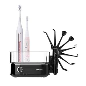 ORACURA® Combo OC450 Dental PRO Countertop Smart Water Flosser Black ...