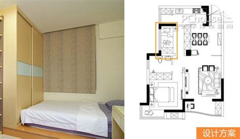 56平米一居室改两居室设计 阳台装出小卧室温馨实用 - 装修日记精选 - 装一网
