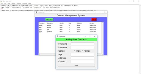 Contact management system in python with source code - Free Source code ...