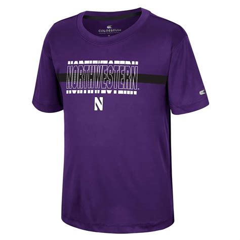 Northwestern University Wildcats Colosseum Youth Boys Duke S/S Tee