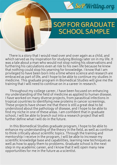 Image result for Statement of Purpose Graduate Examples