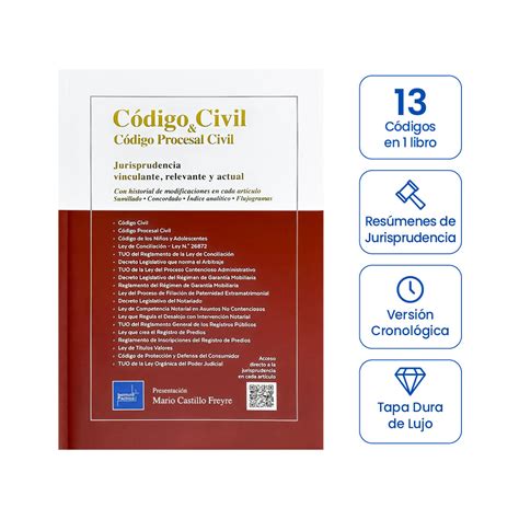 📕 Código Civil Peruano 2024 Instituto Pacífico (Tapa Dura) – Modopro