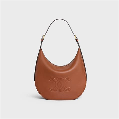 SAC HELOÏSE MOYEN MODELE VEAU SOUPLE GRAINE - TAN | CELINE