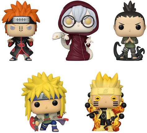 Buy Funko Pop! Naruto Set of 5: Naruto 6Path Sage, Minato Namikaze ...