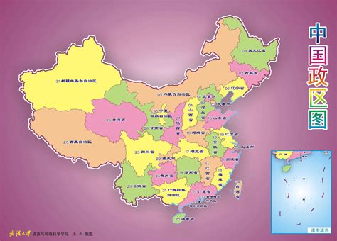 中国行政地图全图大图-